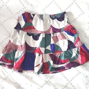 Tea Collection colorful mini skirt size 8 girls